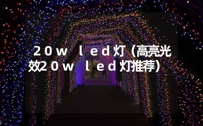 20w led灯（高亮光效20w led灯推荐）